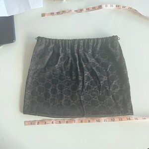 Gucci Logo brown dust bag